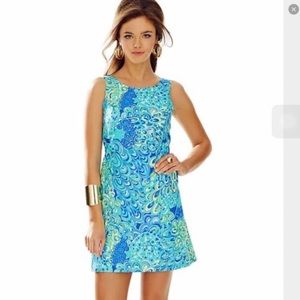 NWT Lilly Pulitzer Lillys Lagoon Cathy Shift Dress